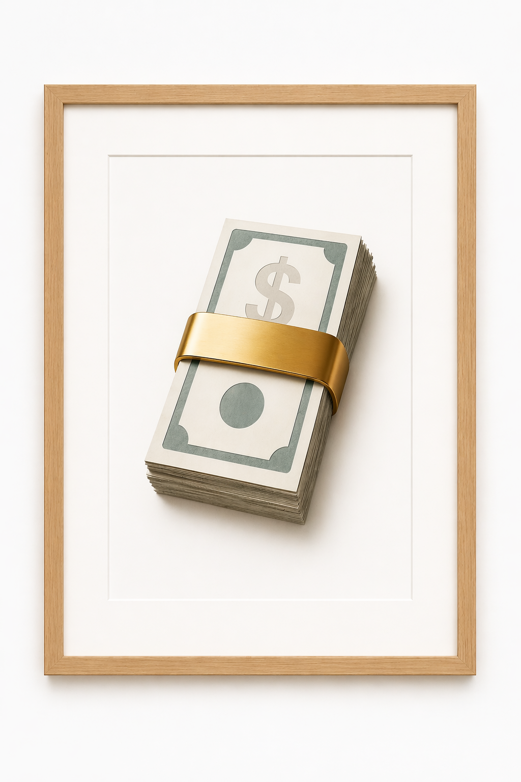 Cash Stack Printable Wall Art | Money Manifestation - Manifesto Studio