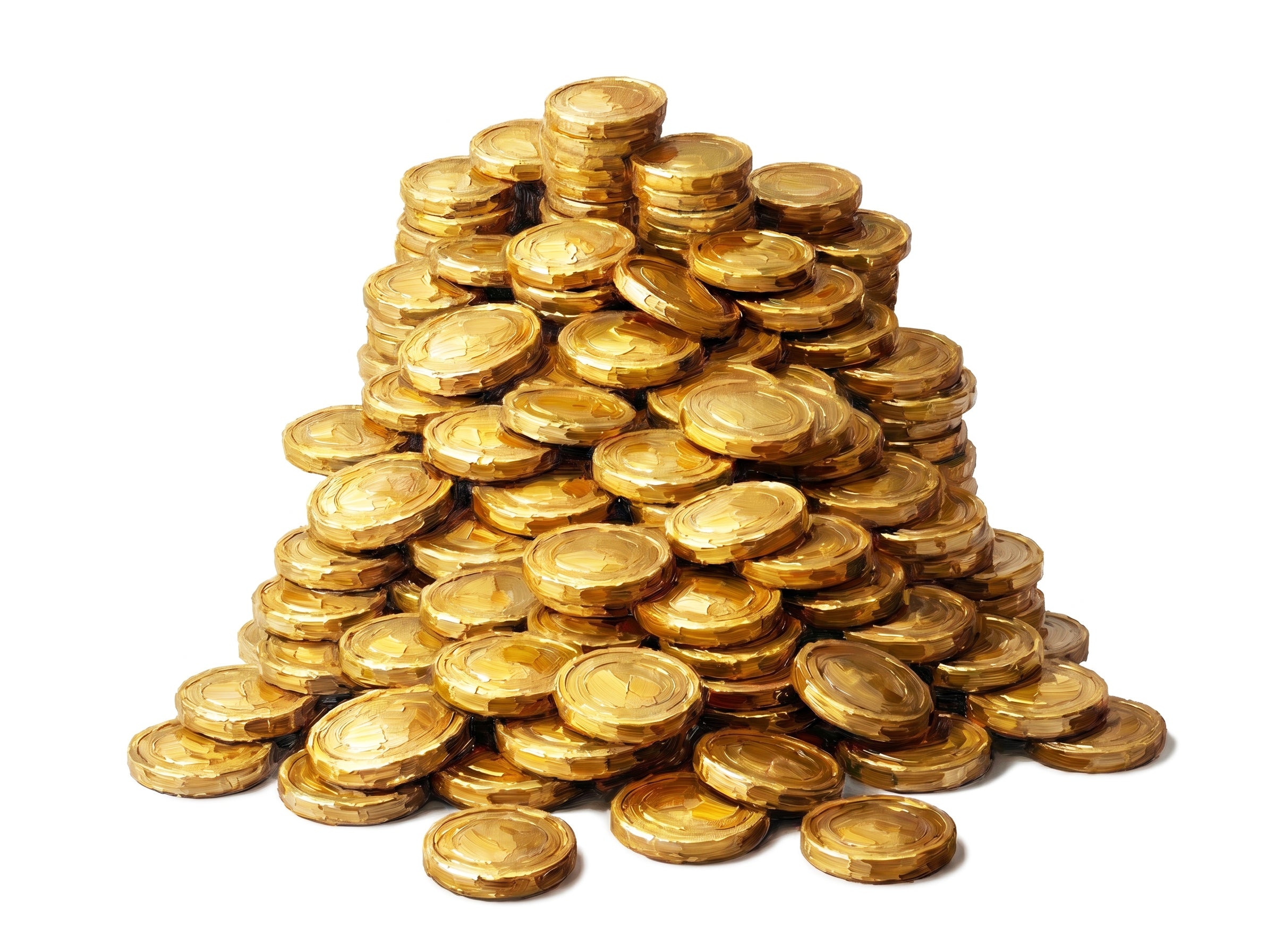 Coins Manifestation Symbol | Money Vision Board Icon | Digital Download