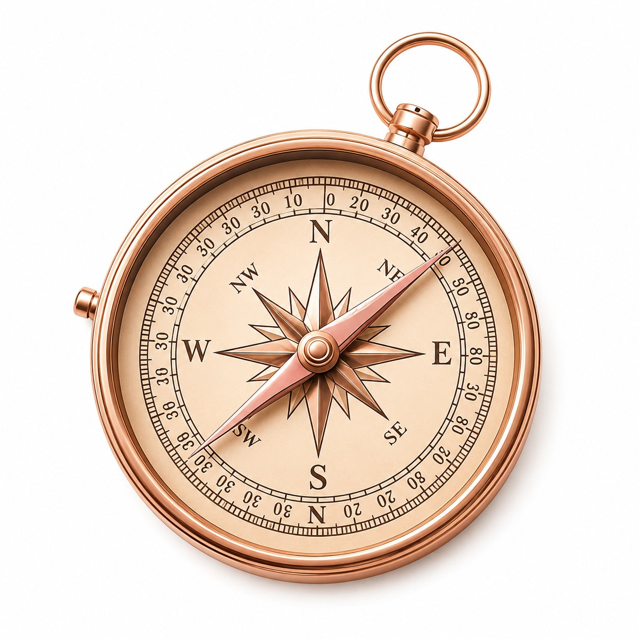 Compass manifestation symbol for finding direction, purpose, and your next chapter on vision boards.