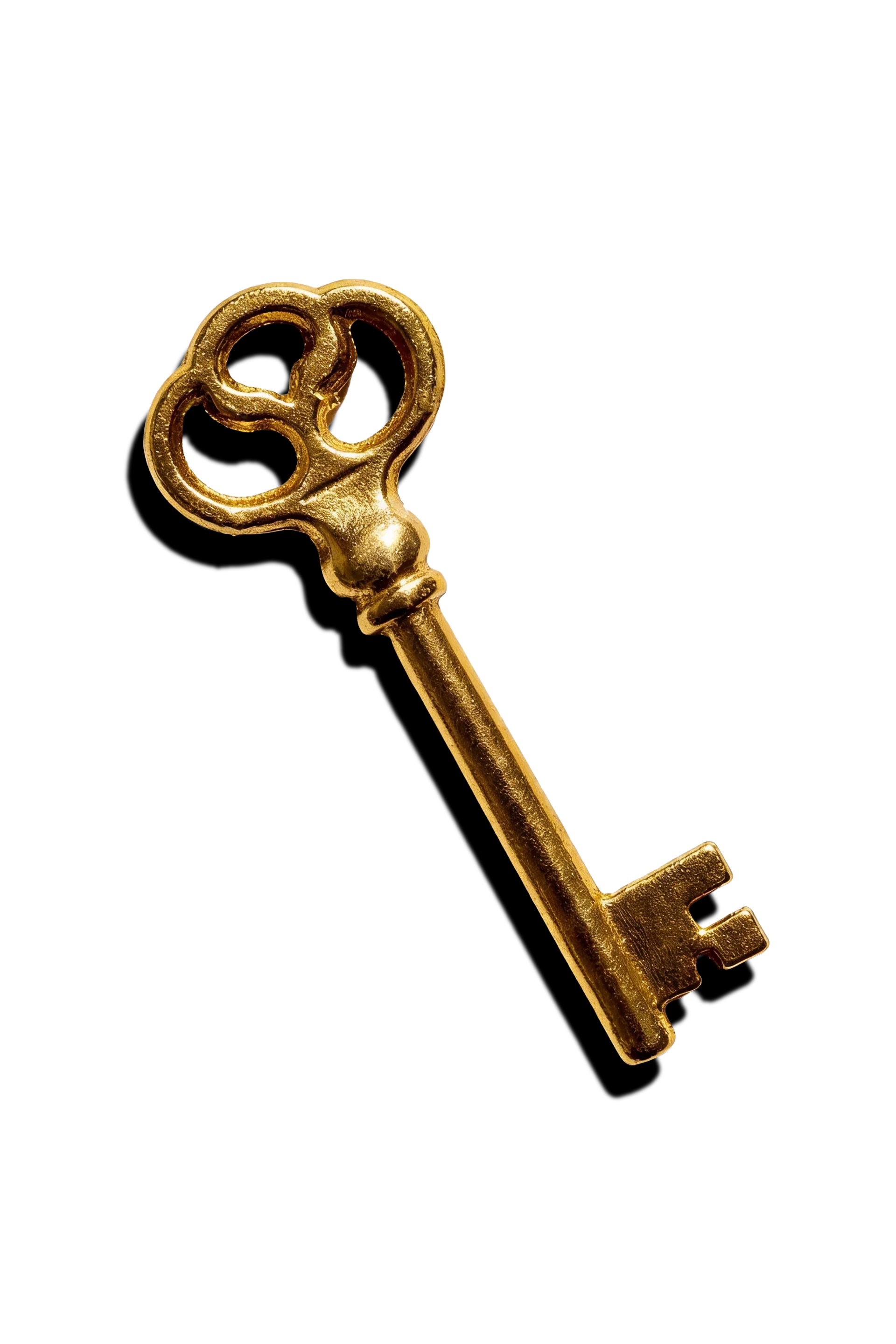 Gold key manifestation symbol and vision board icon for opportunity, new beginnings, unlocked potential, and life transitions. Digital PNG and JPEG download. 