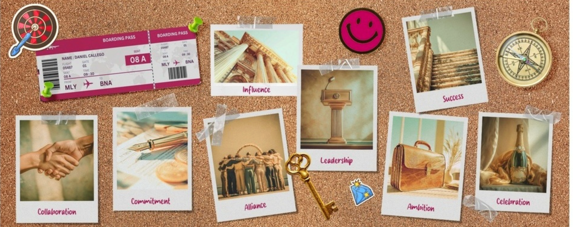 Collaboration Polaroid Frame | Manifestation Symbol (MS Pro)