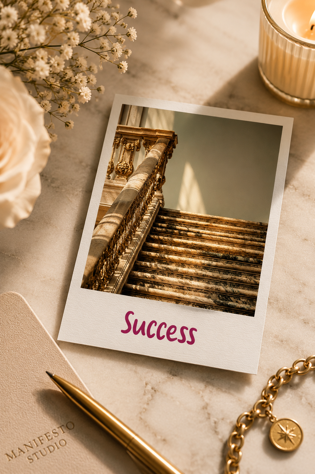SUCCESS | Already Here ManifestED Polaroid - Manifesto Studio