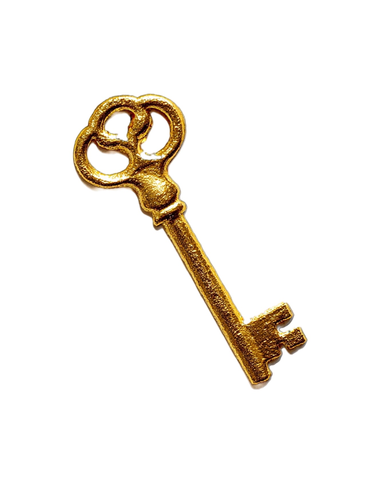 Gold Wealth Key manifestation symbol on white background — premium icon for vision boards, manifestation practice and creative projects.
